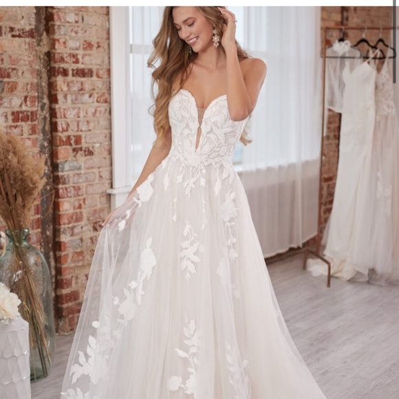 New Rebecca Ingram Hattie Lane Marie Wedding Dress - Picture 1 of 3